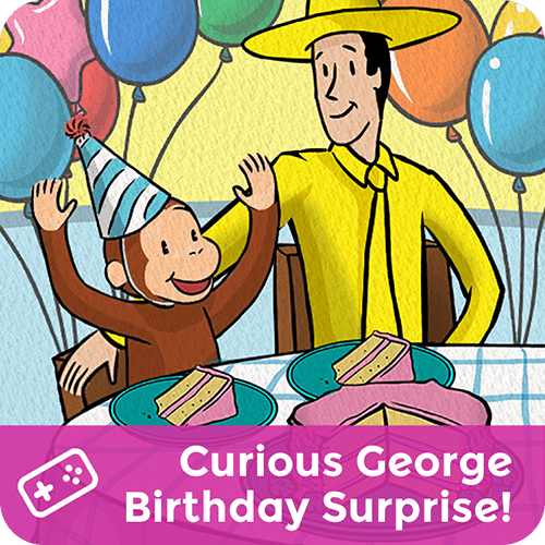 Джордж день рождения. С днем рождения Джордж. Curious George Party.