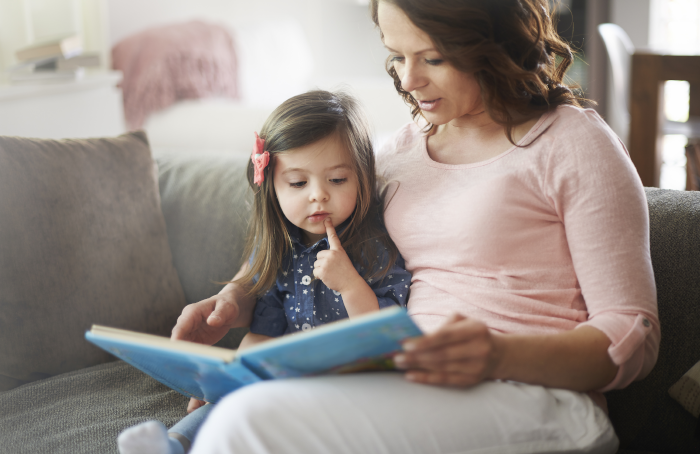 What Kids Can Learn From Beauty and the Beast - mother reading to child