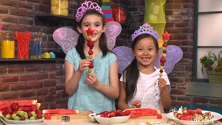 Preschool Snack Ideas - Fairy Fruit Wands
