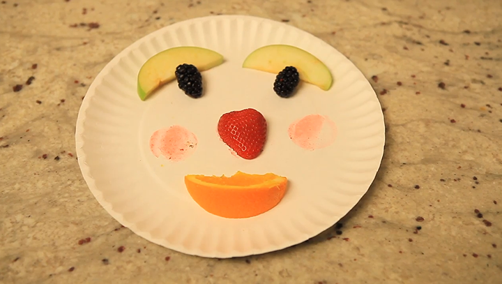 funny fruit faces