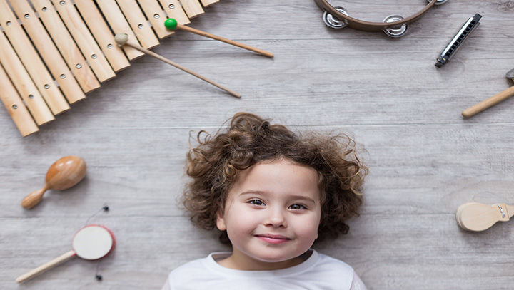 Kids Drum Set Happy Child