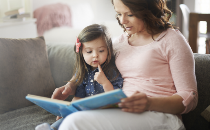 What Kids Can Learn From Beauty and the Beast - mother reading to child