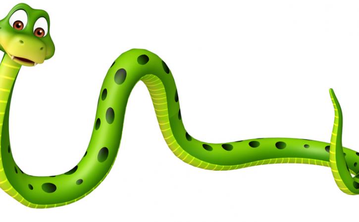 Cartoon snake